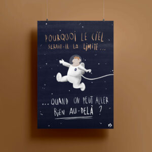 Affiche "Astronaute"