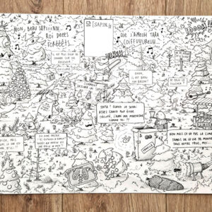 Coloriage Sapins (décembre 2025)